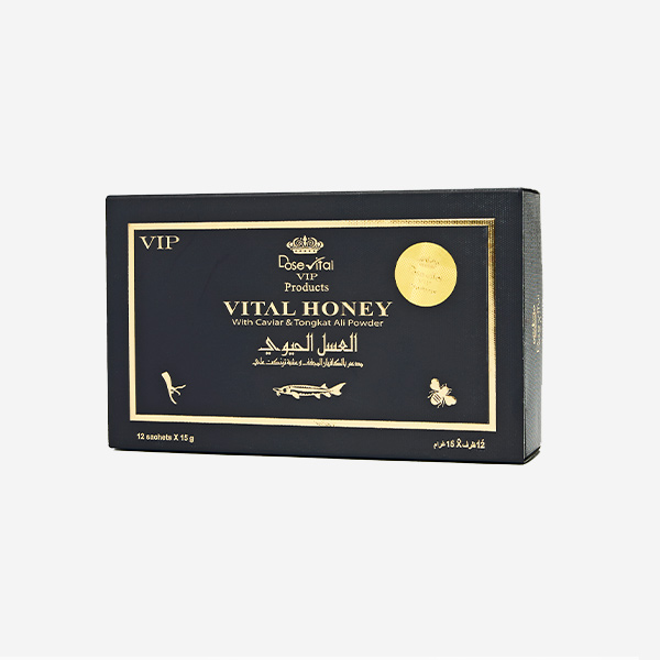 Vital Honey Caviar incliné – Miel naturel aphrodisiaque pour libido masculine
